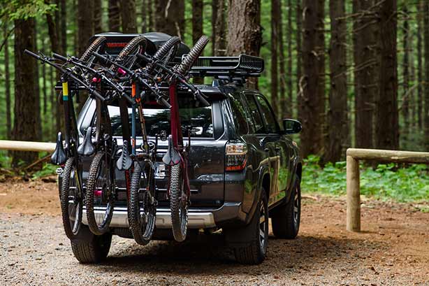 vertical hanging bike rack hitch