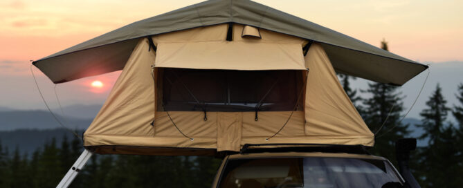 The type of roof rack you need for a rooftop tent