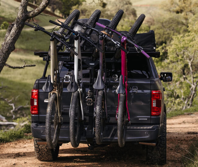 Thule vertical bike racks